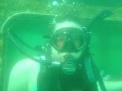 Janet on the Sunken Bus