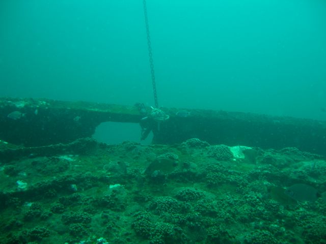 Olympus Anchor Line on USS Intra Bow 